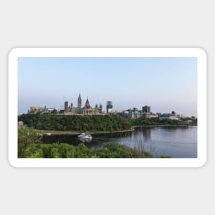 City of Ottawa at dusk Sticker